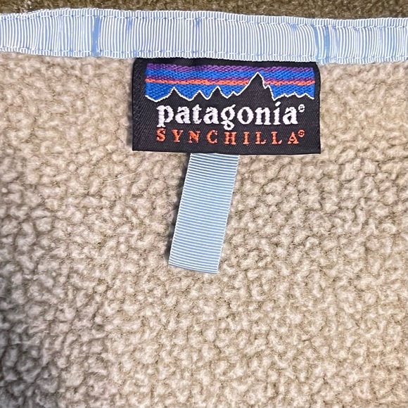 Patagonia Synchilla Fleece Hoodie Full Zip Jacket Women's Size XS Small Green - Picture 6 of 6